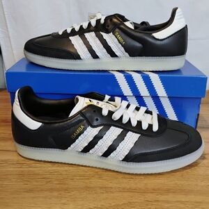 Adidas Samba Ruffle Stripes Pack Black Off-white Women's JR8831 SZ 10.5 NIB